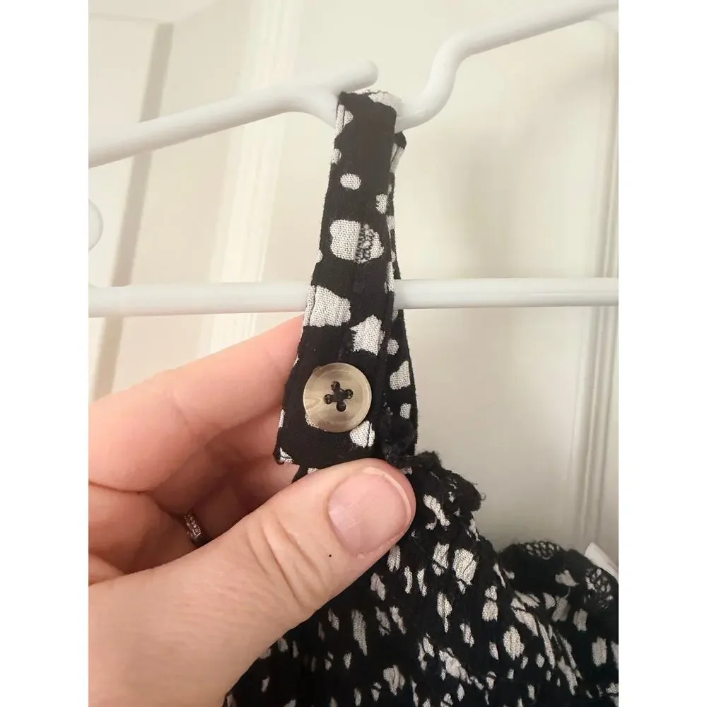 Justice Girls Black & White Jumpsuit Size 10